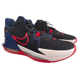 NIKE LEBRON WITNESS VI 6 BLACK--SIREN RED SZ 10.5 [CZ4052-005]